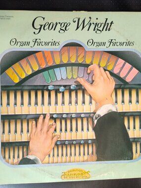 1974 George Wright Organ Favorites 12" Vinyl double Record Album Gatefold 2XLP